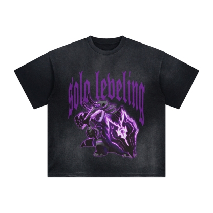 Unisex Anime Inspired Vintage T-Shirt-AnimeClothe