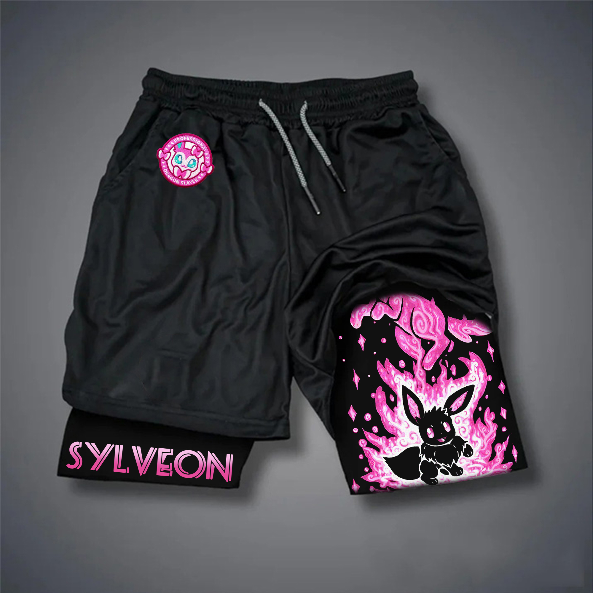 Unisex Casual Anime Streetwear Shorts-AnimeClothe