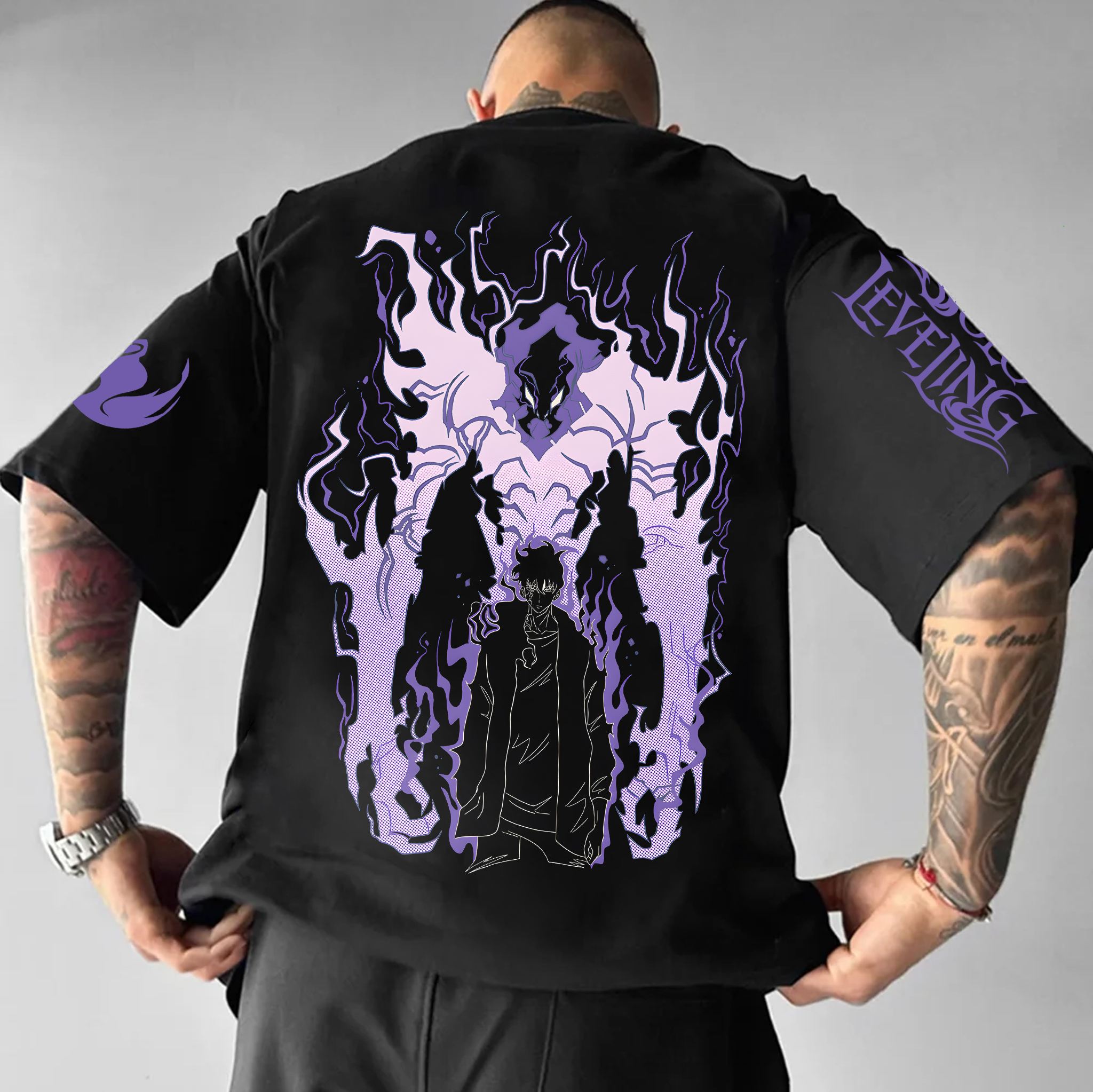 Solo Leveling Igris Unisex Anime Inspired Vintage T-Shirt-AnimeClothe