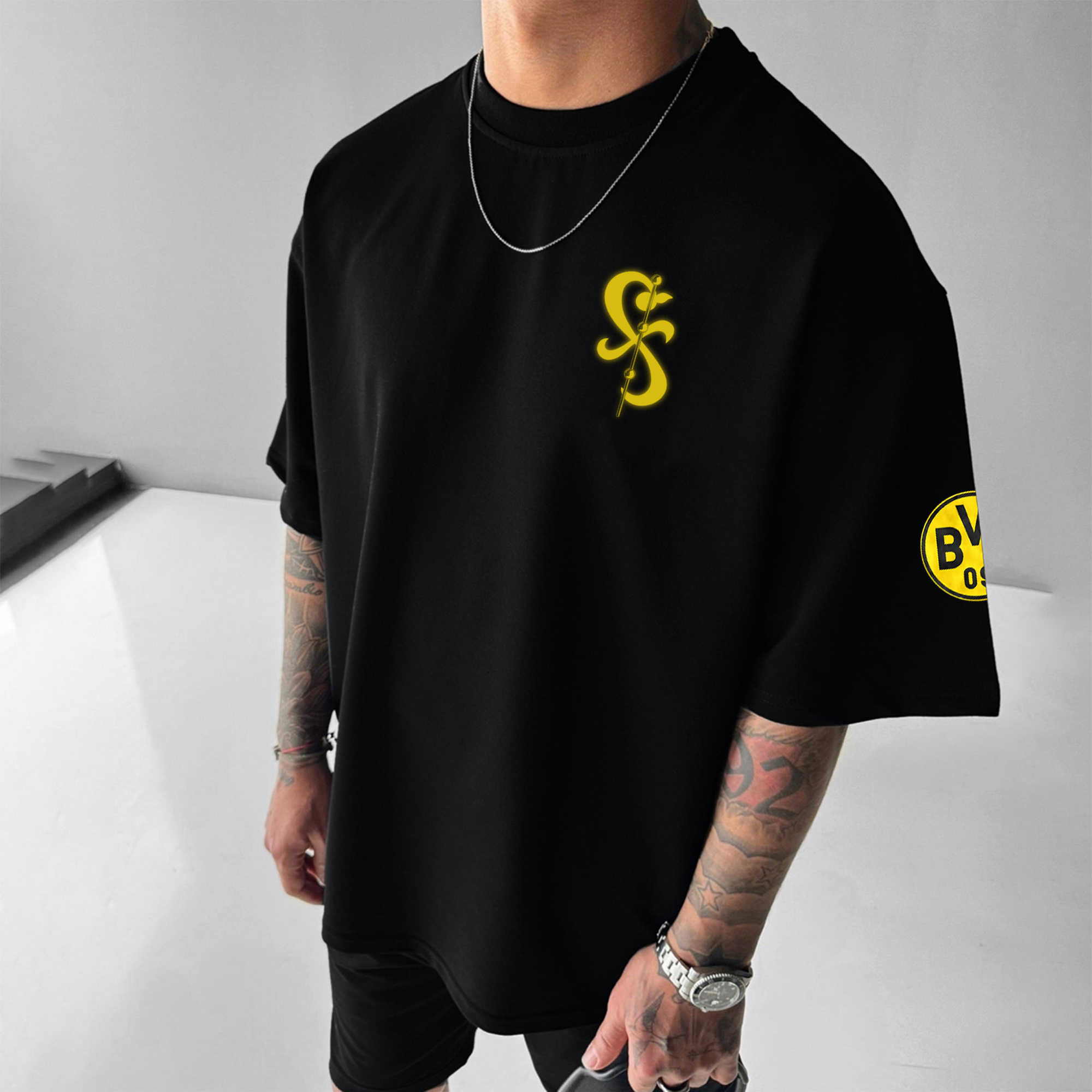 Unisex Vintage T-shirt | Borussia Dortmund x One Piece-AnimeClothe