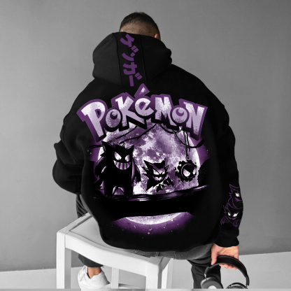Unisex Anime Graphic Streetwear Vintage Hoodie-AnimeClothe