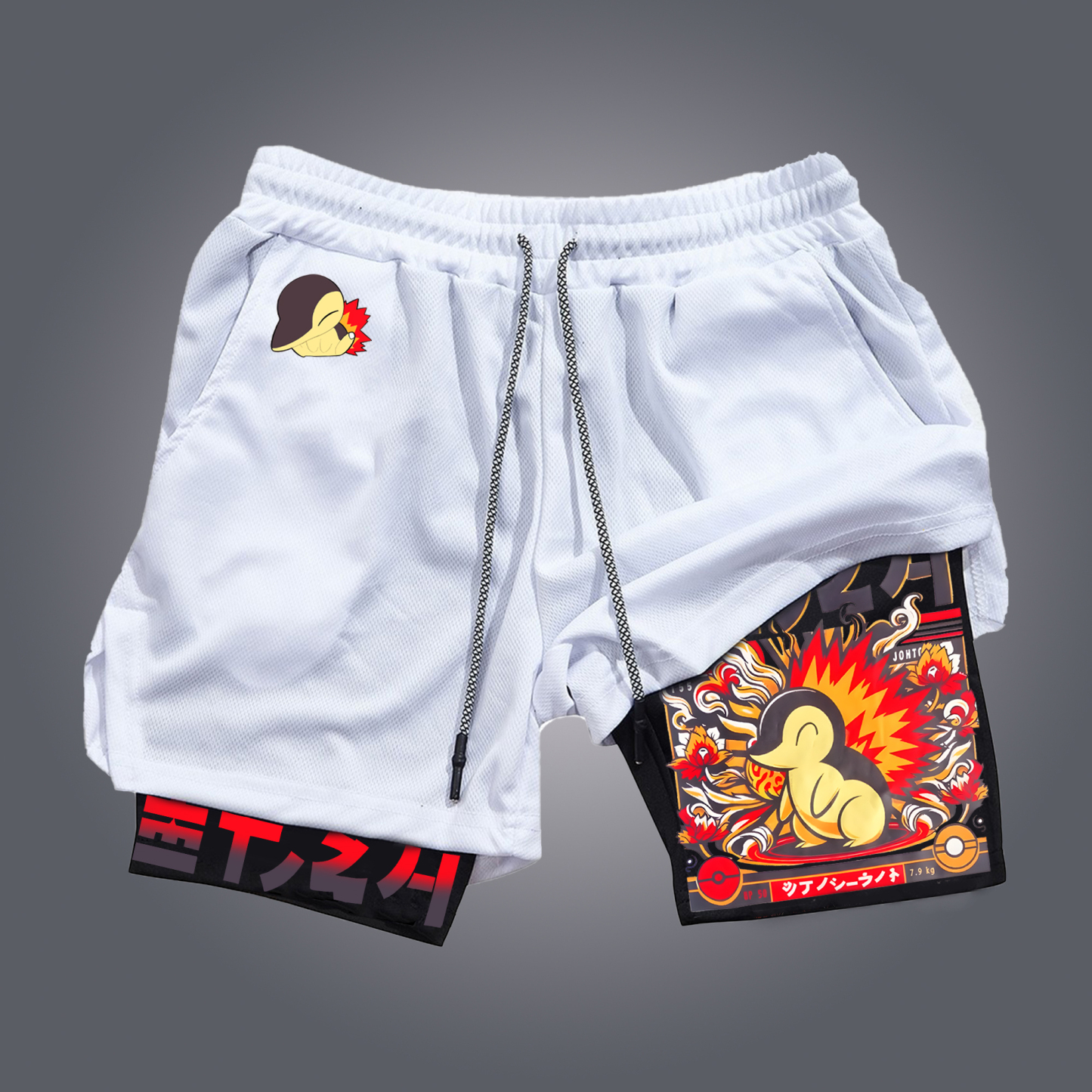 Unisex Casual Anime Streetwear Shorts-AnimeClothe