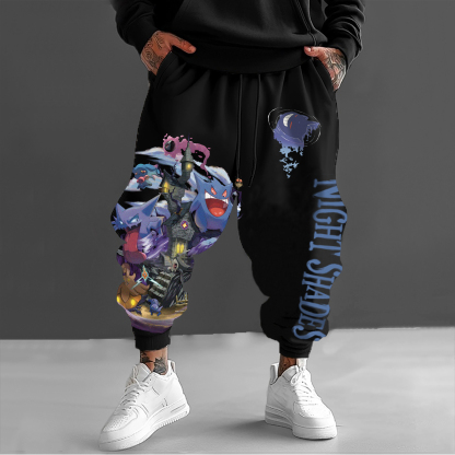 Unisex Casual Anime Streetwear Pants-AnimeClothe
