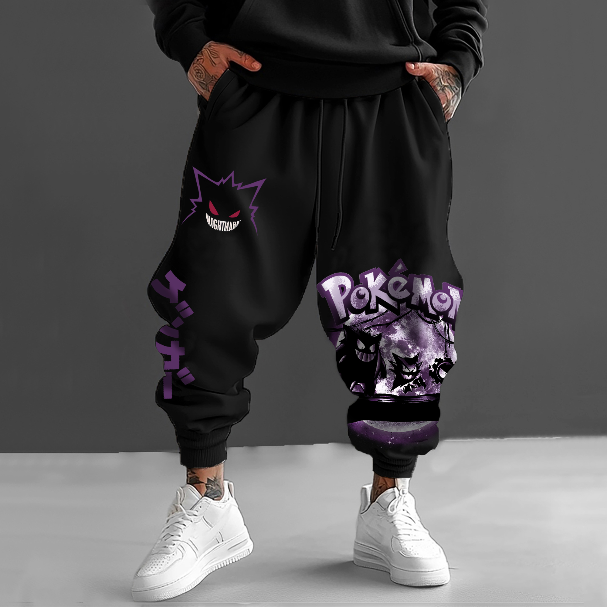 Unisex Casual Anime Streetwear Pants-AnimeClothe
