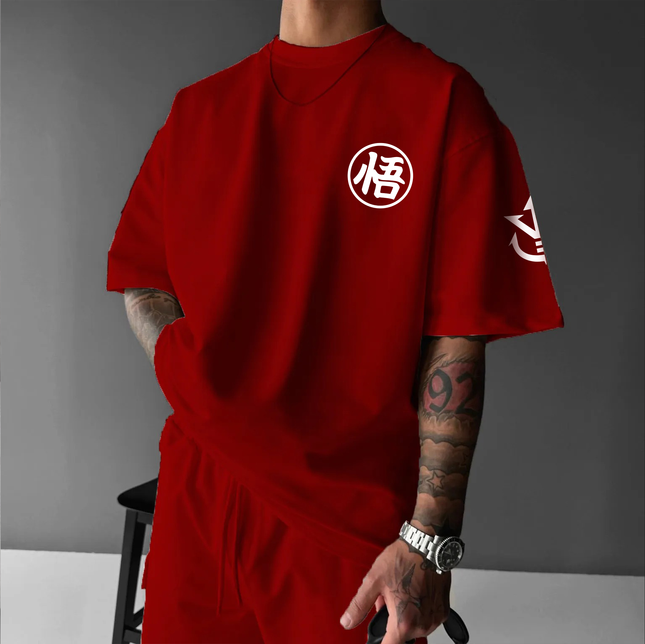 Unisex Anime Graphic Streetwear Vintage T-shirt-AnimeClothe