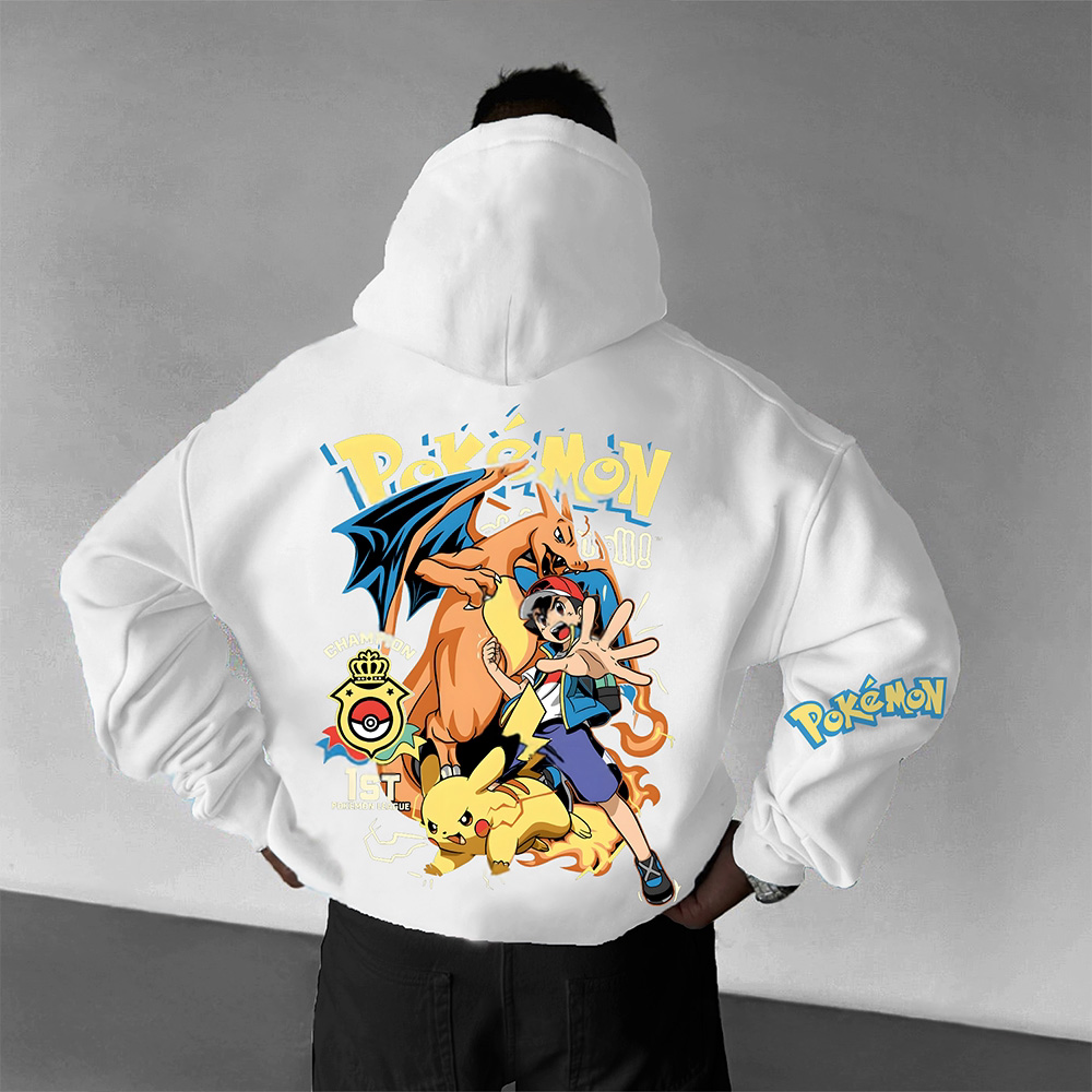 Unisex Anime Graphic Streetwear Vintage Hoodie