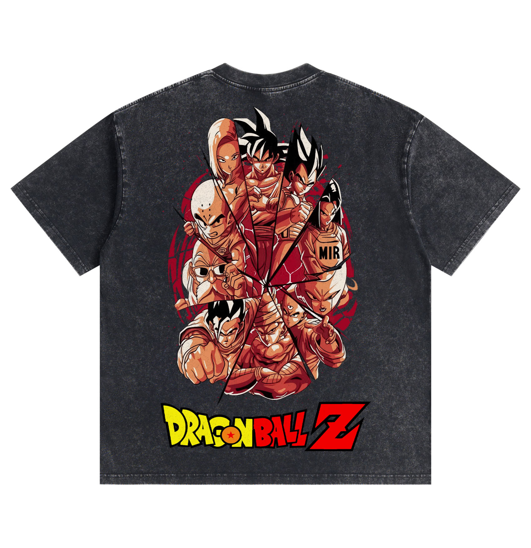 Dragon Ball Characters Vintage-Style T-Shirt