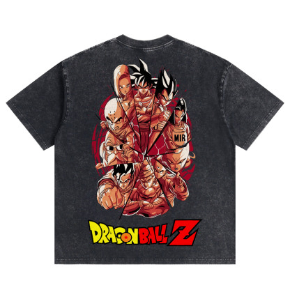 Dragon Ball Characters Vintage-Style T-Shirt