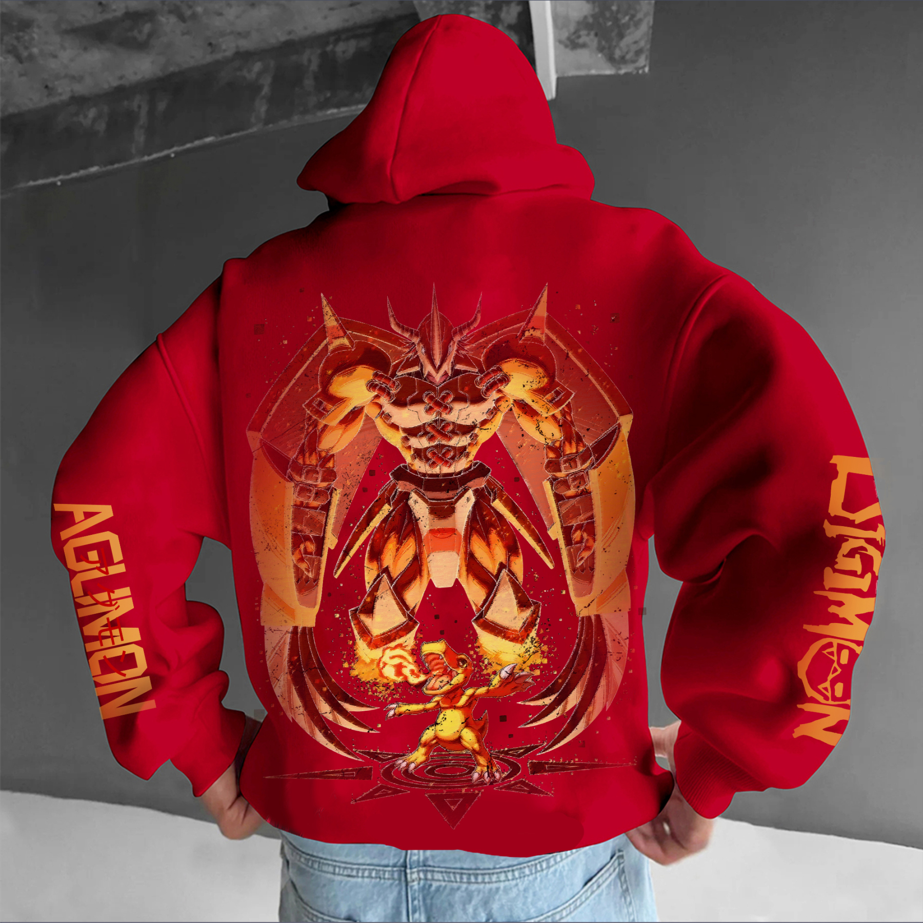 Unisex “Digimon” Anime Style Retro Hoodie