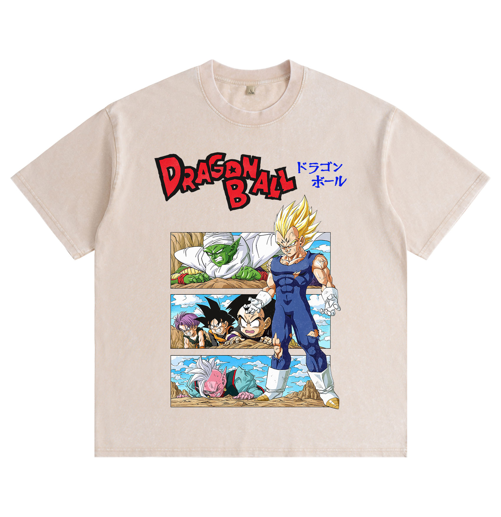 Dragon Ball Vegeta Washed T-Shirt