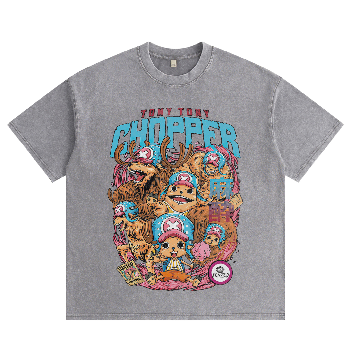 One Piece Tony Tony Chopper Washed T-shirt