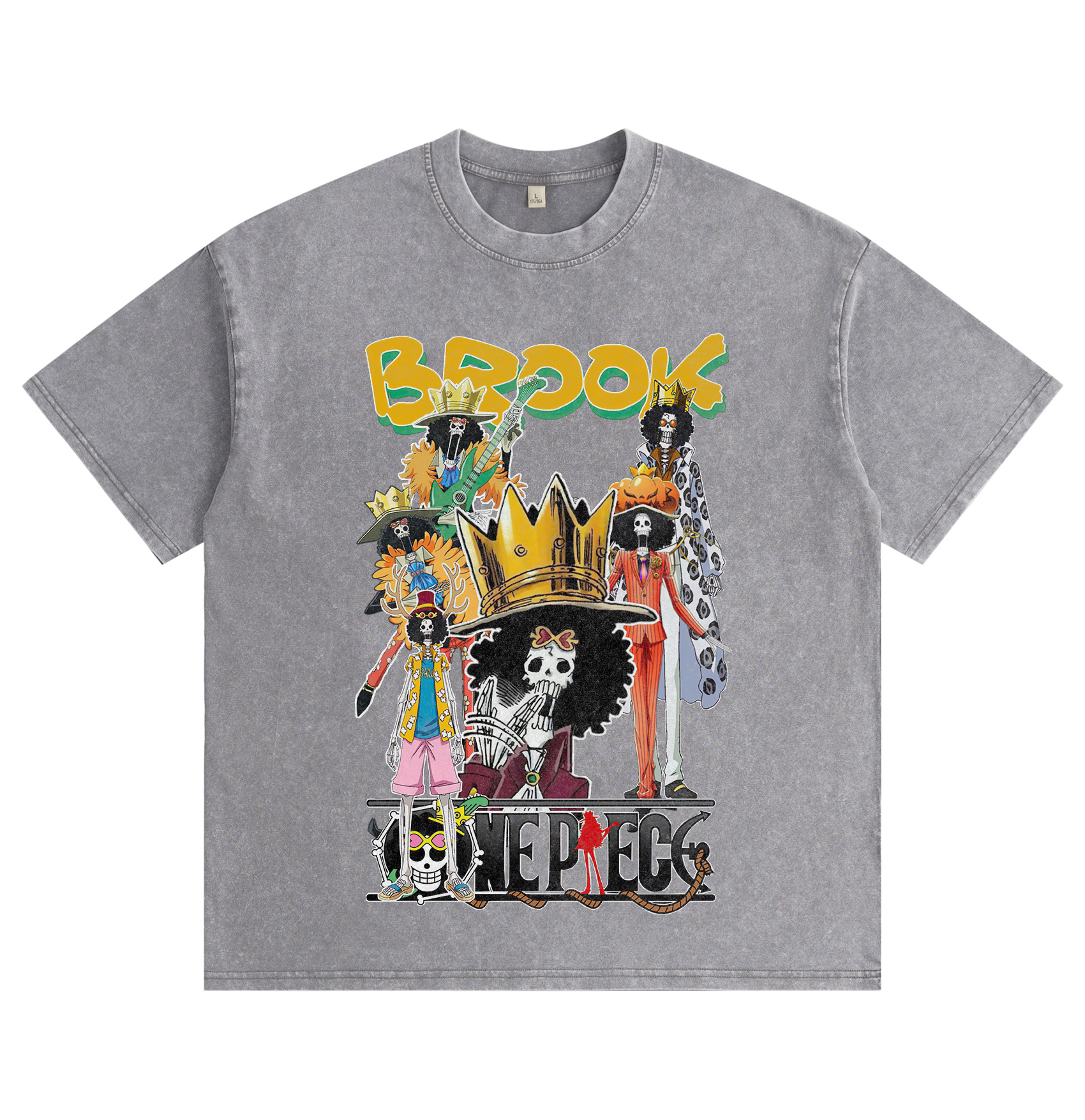 One Piece Brook Vintage Washed T-Shirt