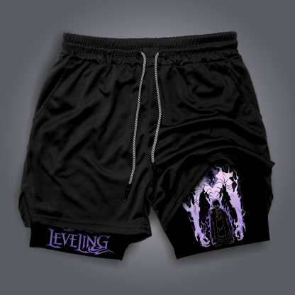 Solo Leveling Unisex Casual Anime Streetwear Shorts-AnimeClothe