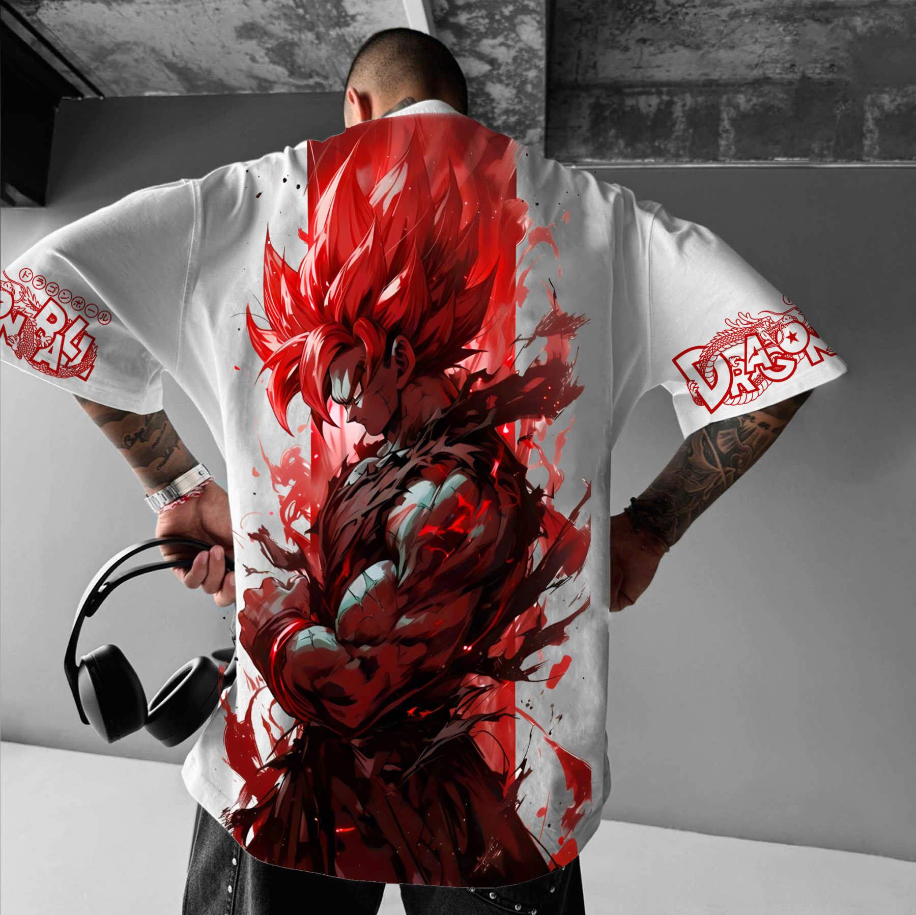 Unisex Anime Inspired Vintage T-Shirt-AnimeClothe