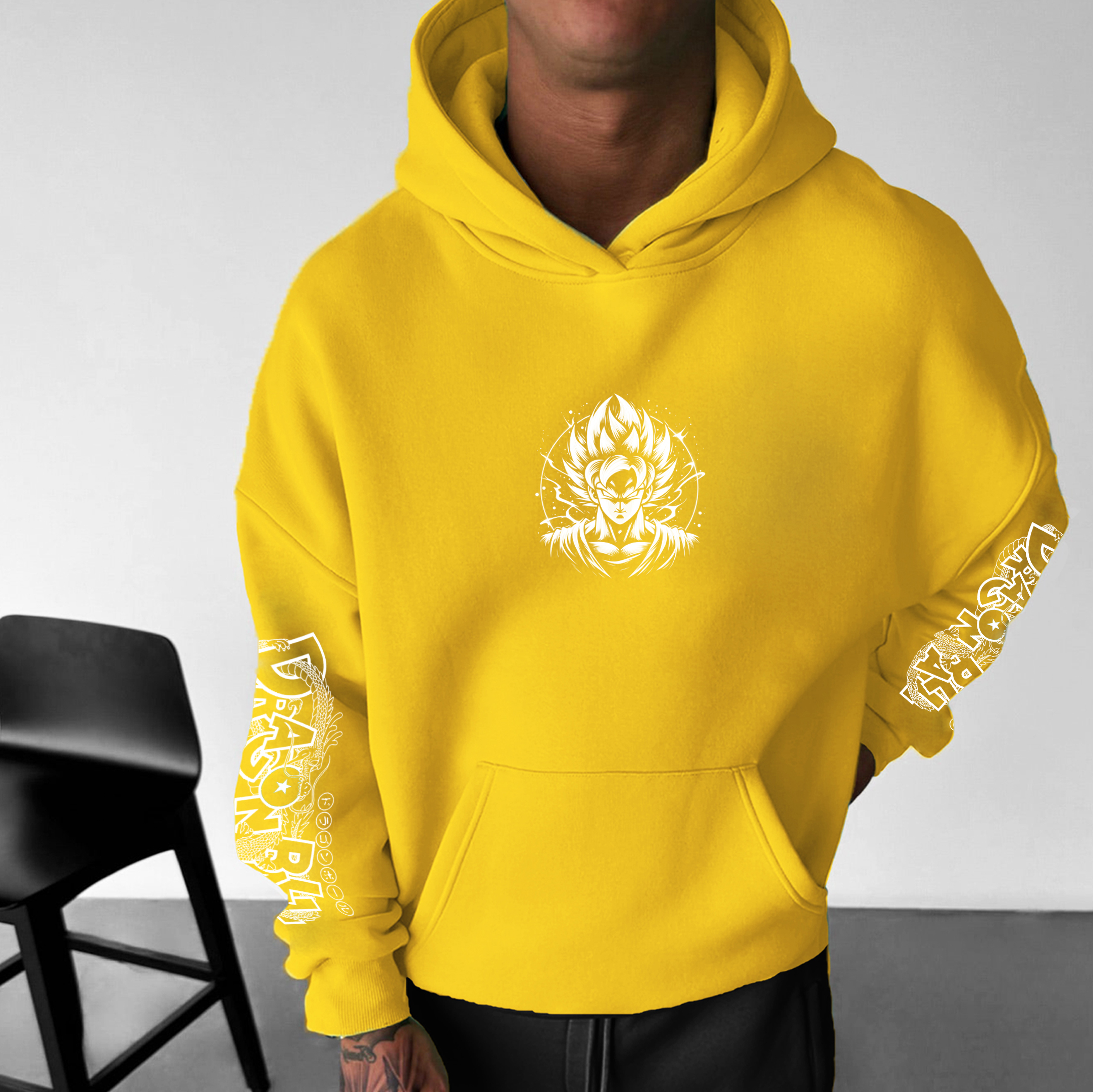 Unisex Anime Graphic Streetwear Vintage Hoodie