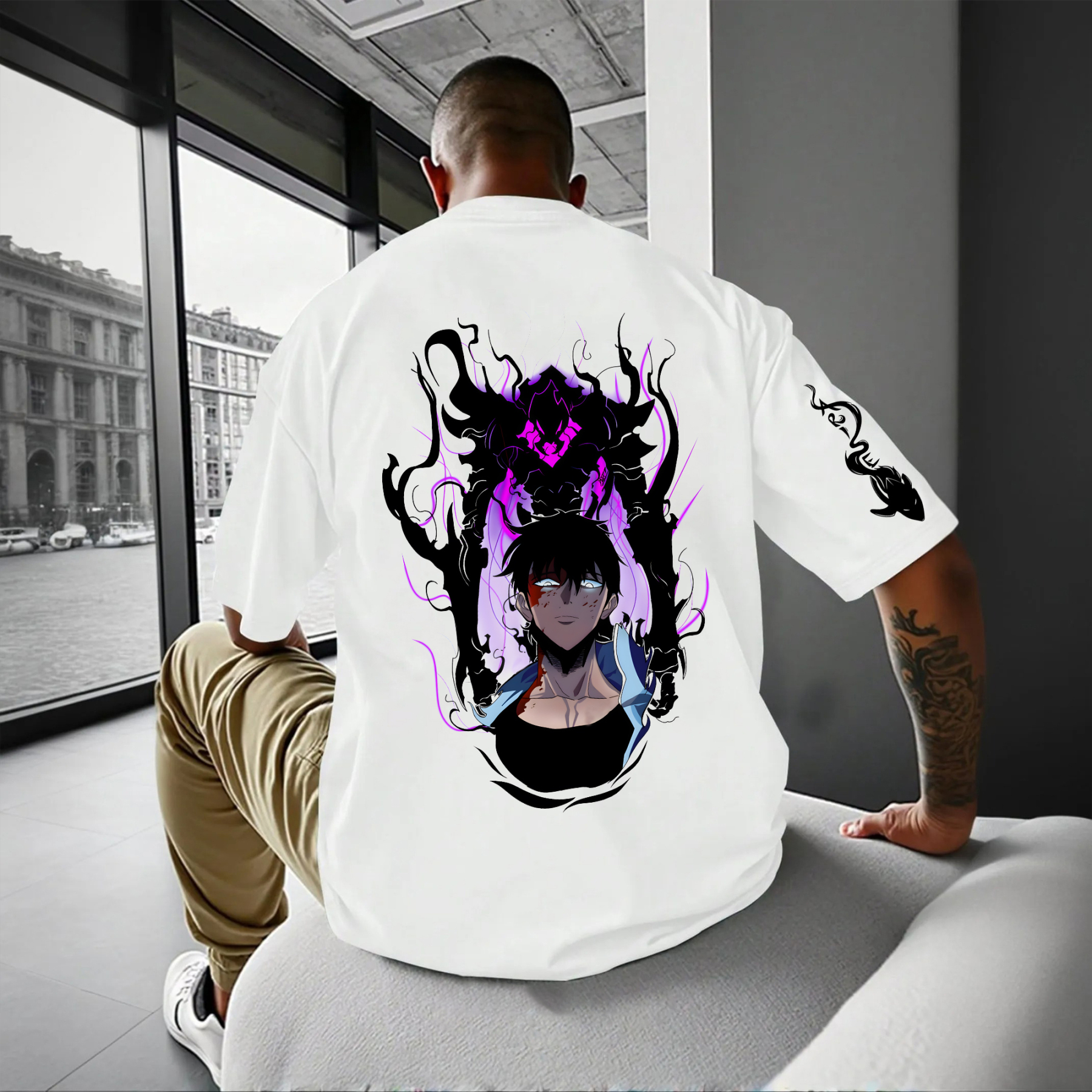 Unisex Anime Inspired Vintage T-Shirt-AnimeClothe