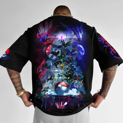 Unisex Anime Inspired Vintage T-Shirt-AnimeClothe