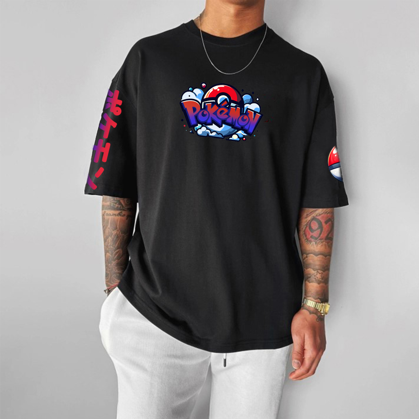 Unisex Anime Inspired Vintage T-Shirt-AnimeClothe