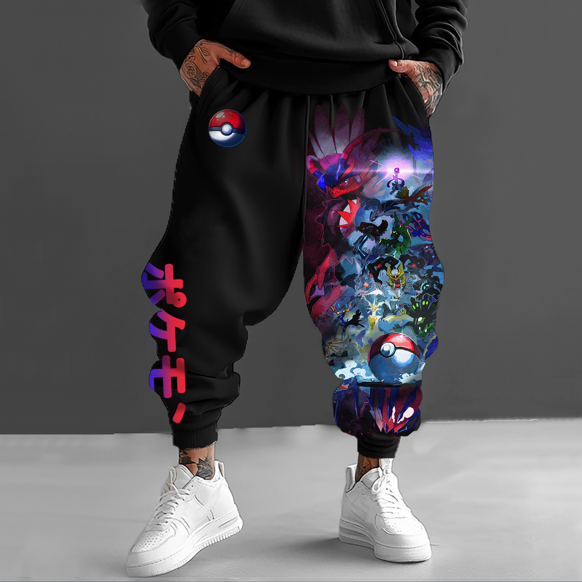 Unisex Casual Anime Streetwear Pants-AnimeClothe