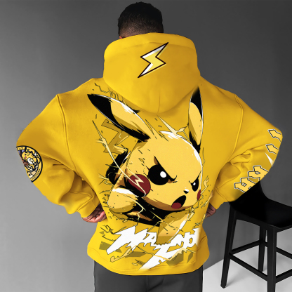 Unisex Anime Graphic Streetwear Vintage Hoodie-AnimeClothe