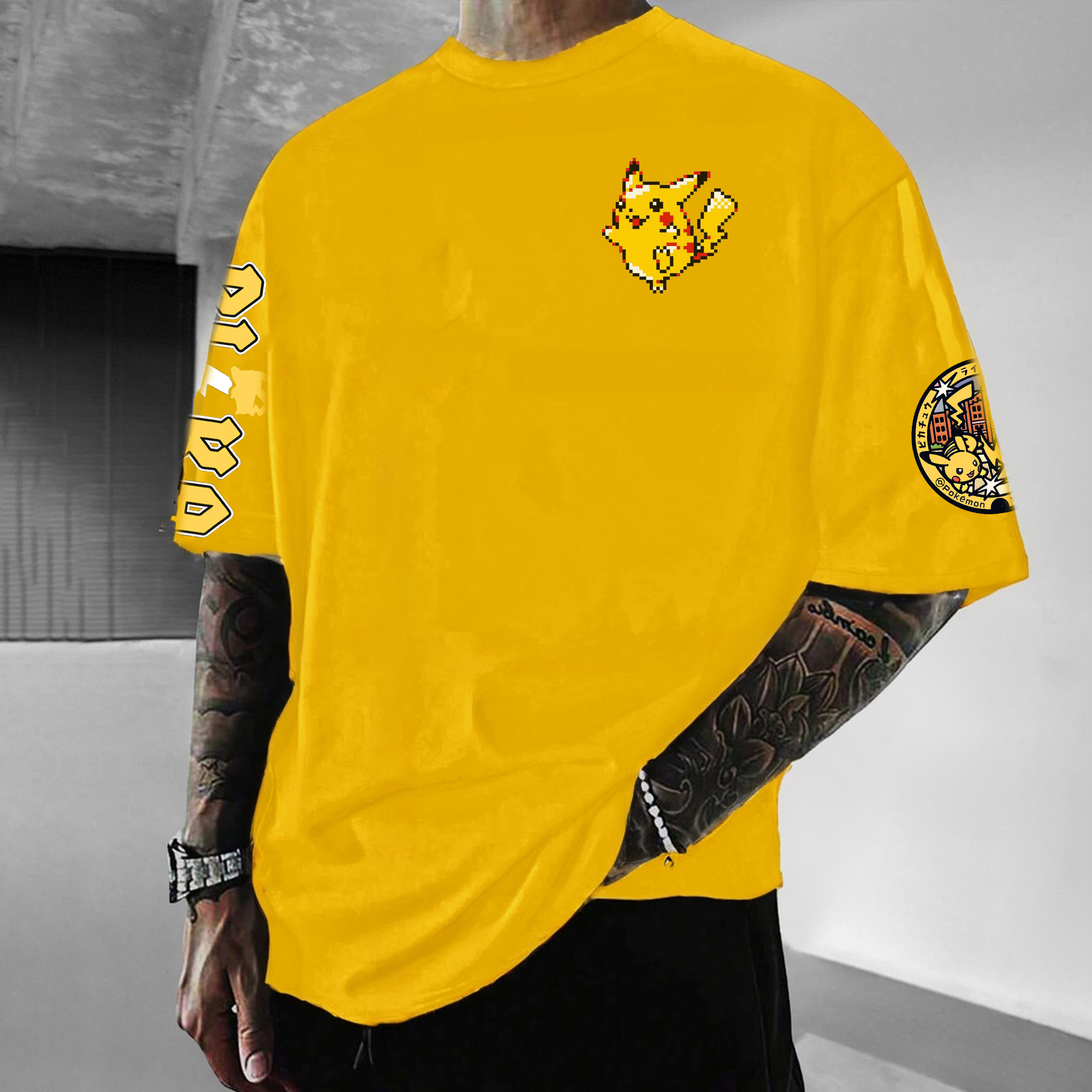 Unisex Anime Inspired Vintage T-Shirt-AnimeClothe