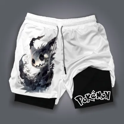 Unisex   Casual Anime Streetwear Shorts