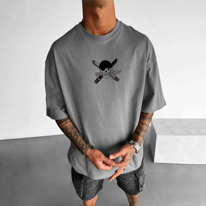 Unisex Anime Inspired Vintage T-Shirt-AnimeClothe