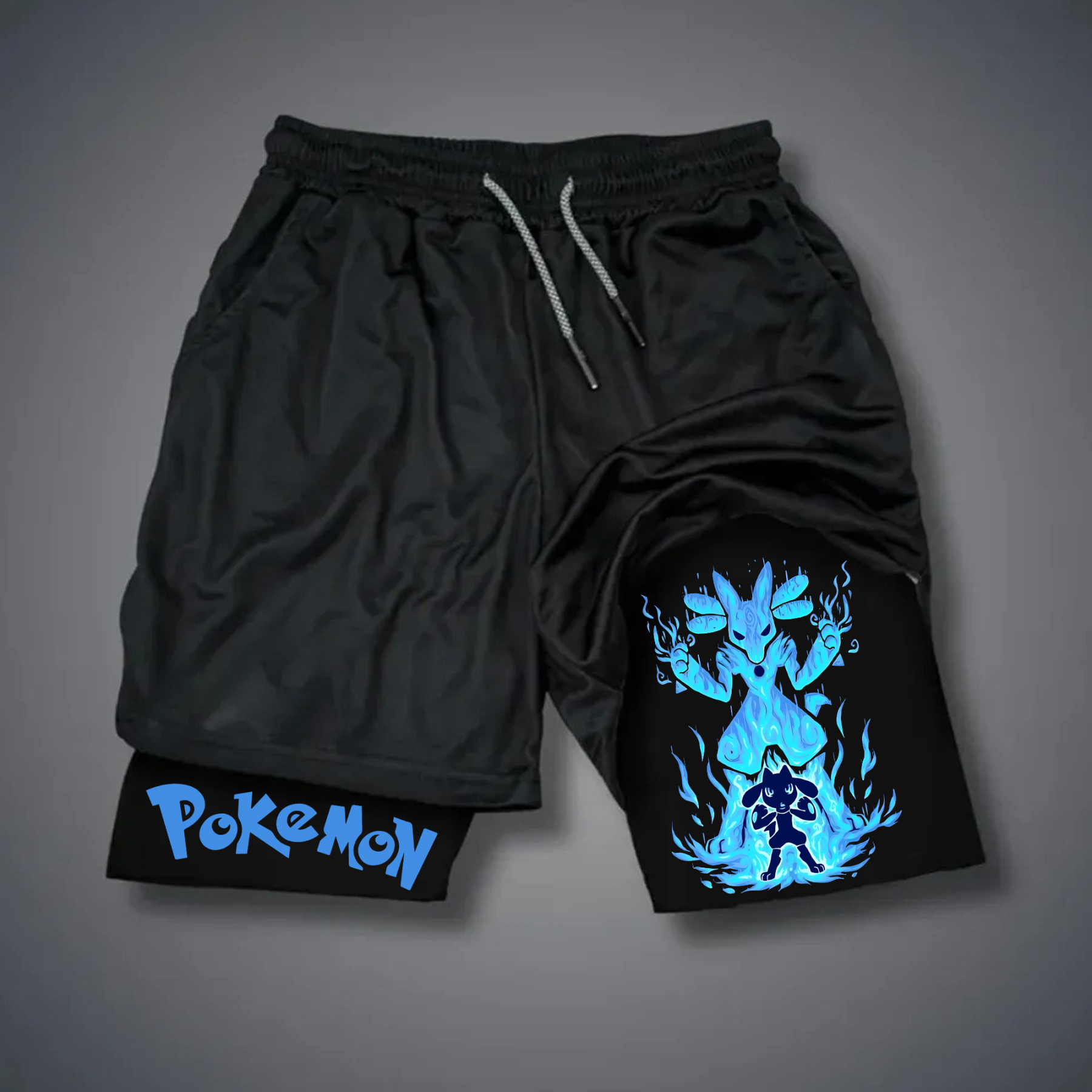Unisex Casual Anime Streetwear Shorts-AnimeClothe