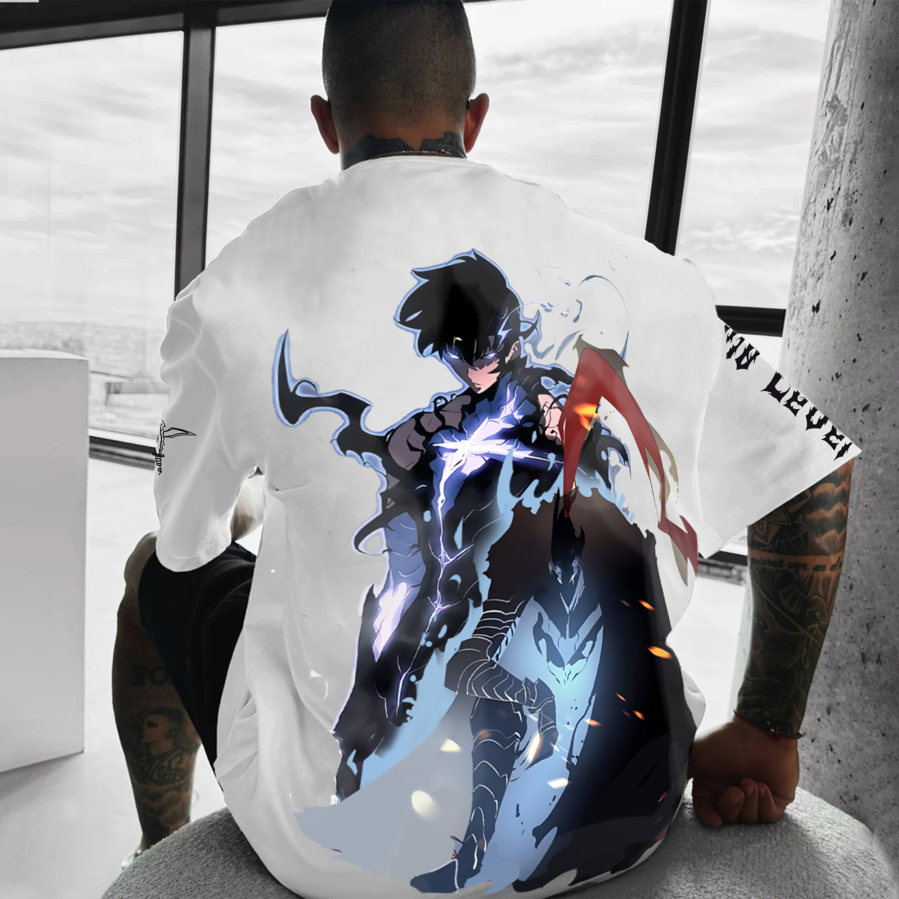 Unisex "Solo Leveling" Anime Inspired Vintage T-Shirt