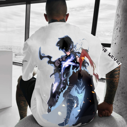 Unisex  "Solo Leveling" Anime Inspired Vintage T-Shirt