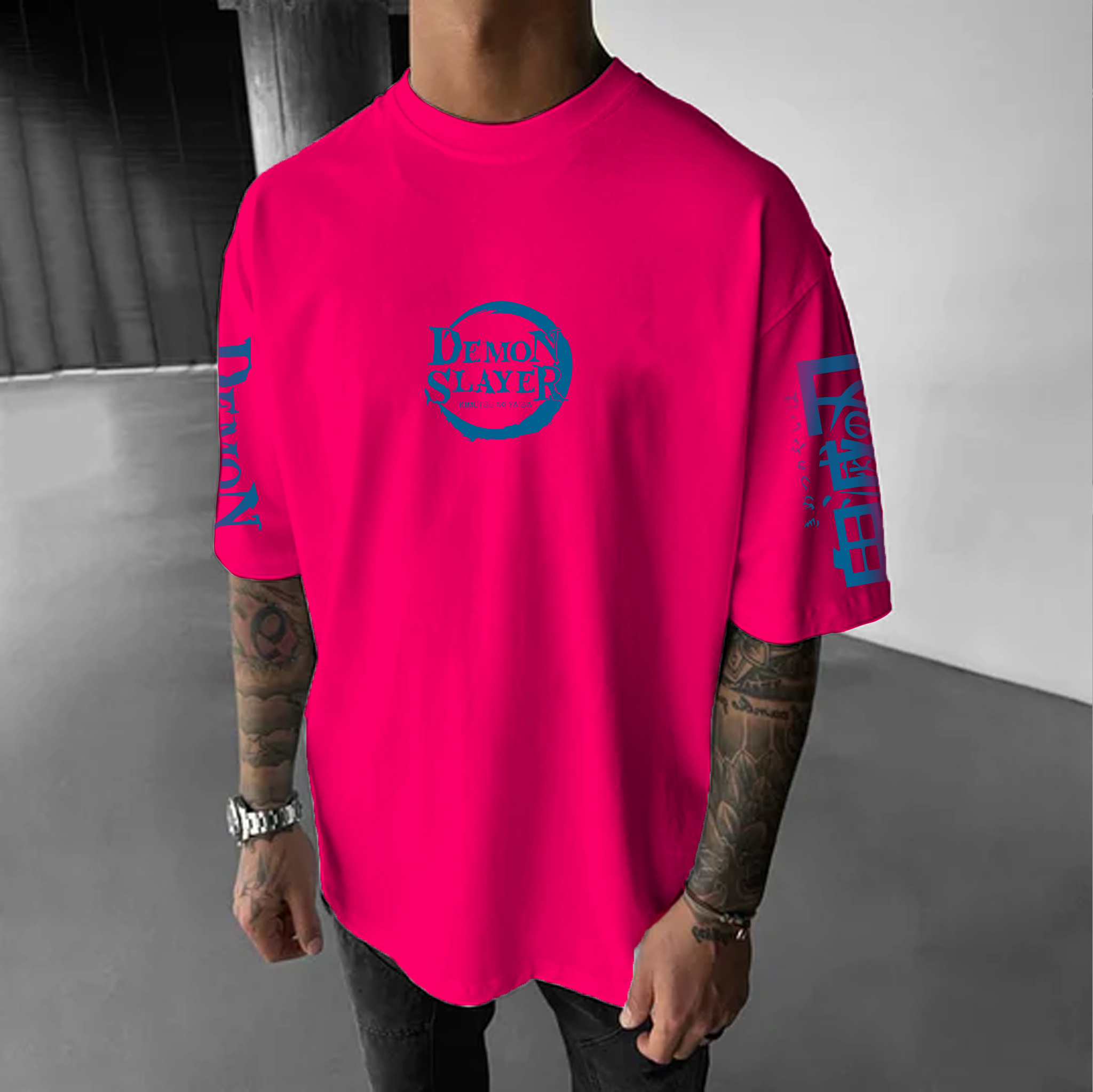 Unisex  " Demon Slayer" Anime Inspired Vintage T-Shirt-AnimeClothe