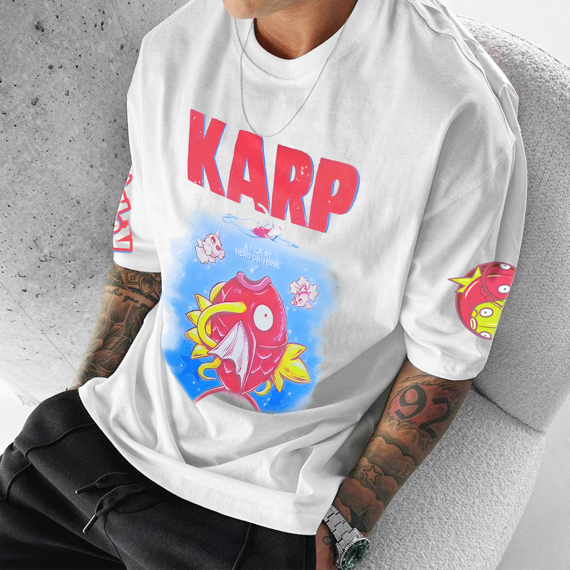 Unisex Anime Inspired Vintage T-Shirt-AnimeClothe