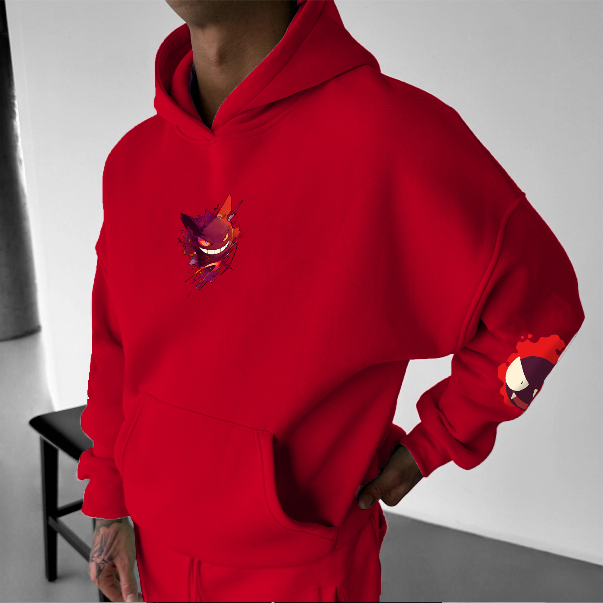 Unisex Anime Graphic Streetwear Vintage Hoodie-AnimeClothe