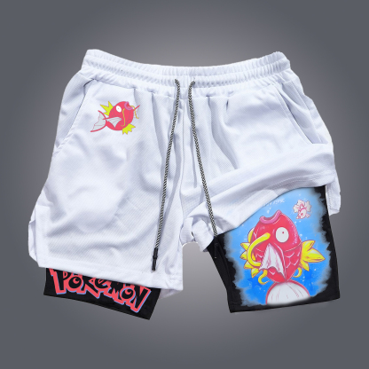 Unisex Casual Anime Streetwear Shorts-AnimeClothe