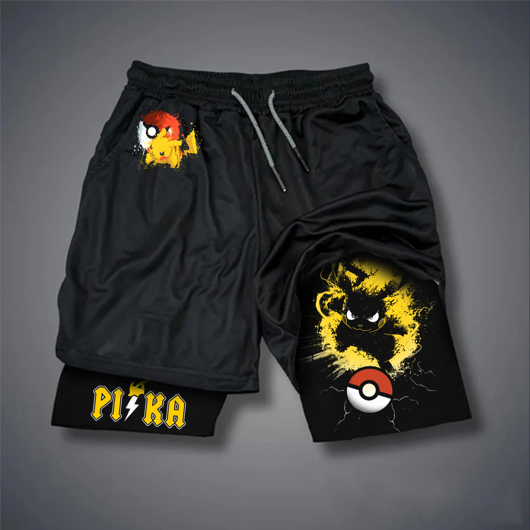 Unisex Casual Anime Streetwear Shorts-AnimeClothe