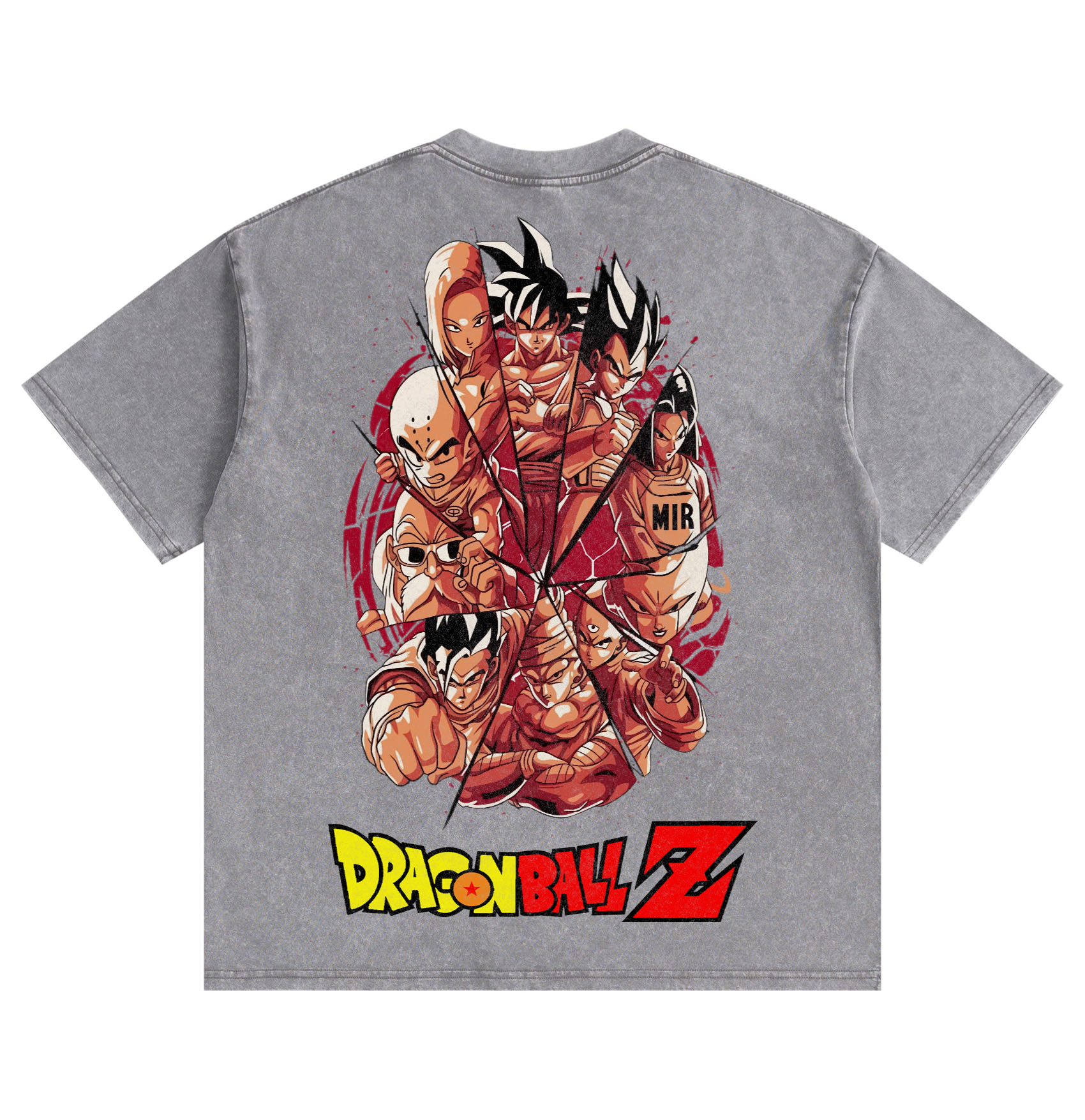 Dragon Ball Characters Vintage-Style T-Shirt