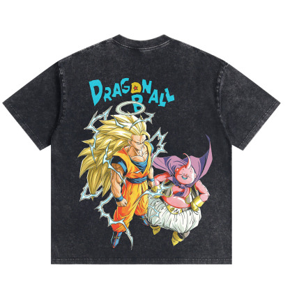 Dragon Ball Goku Vegeta Washed T-Shirt