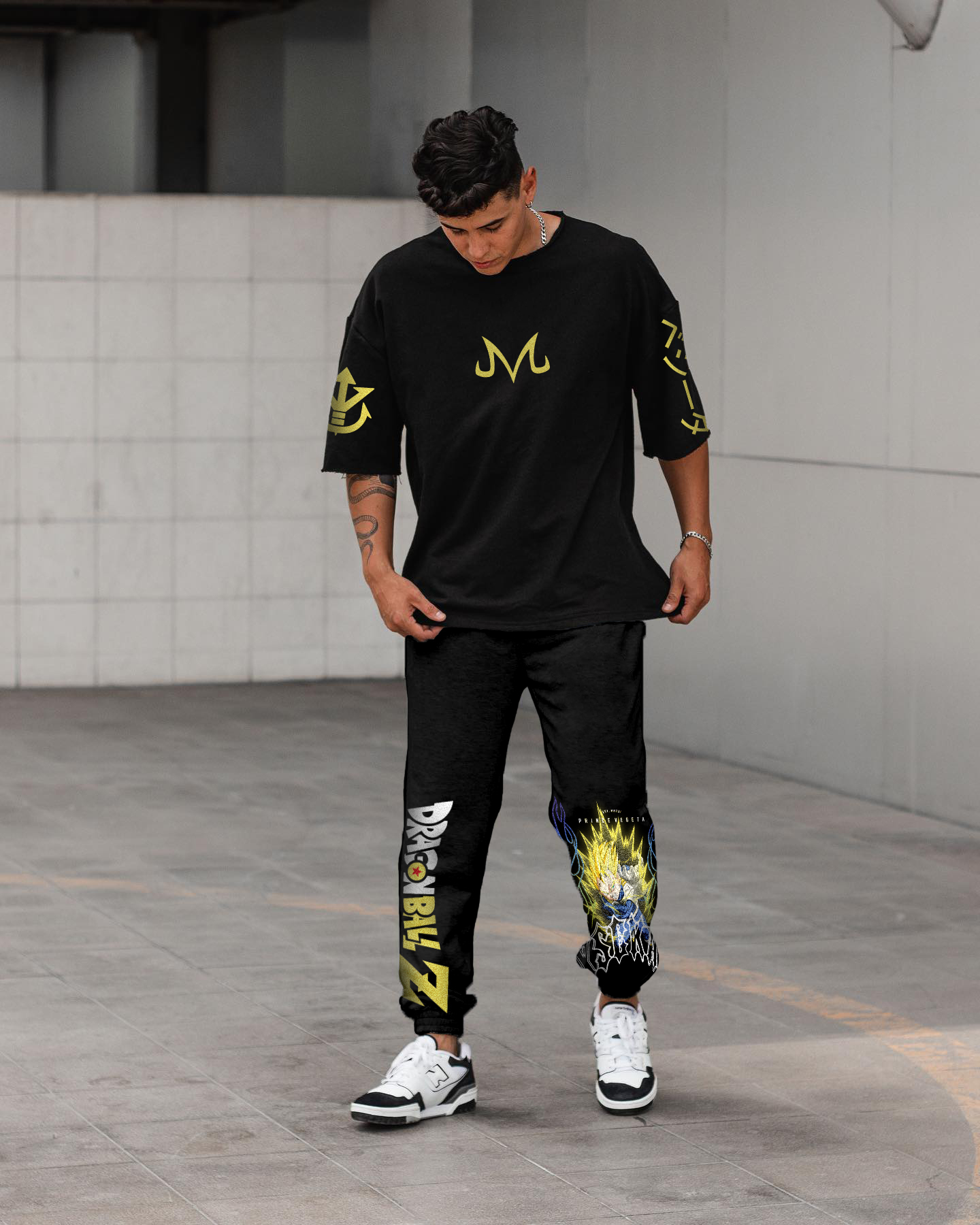 Unisex Anime Graphic Streetwear Vintage Set-AnimeClothe