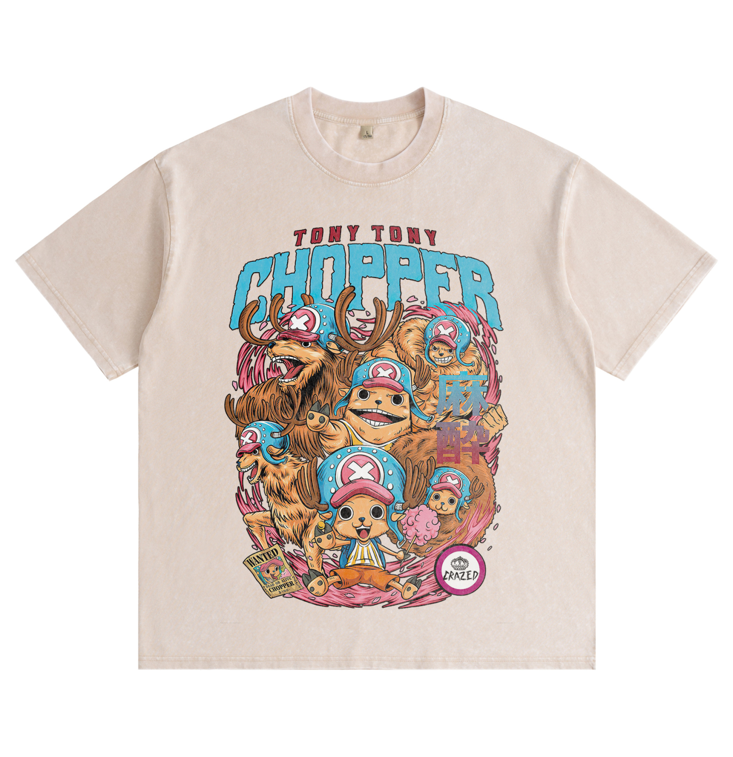 One Piece Tony Tony Chopper Washed T-shirt