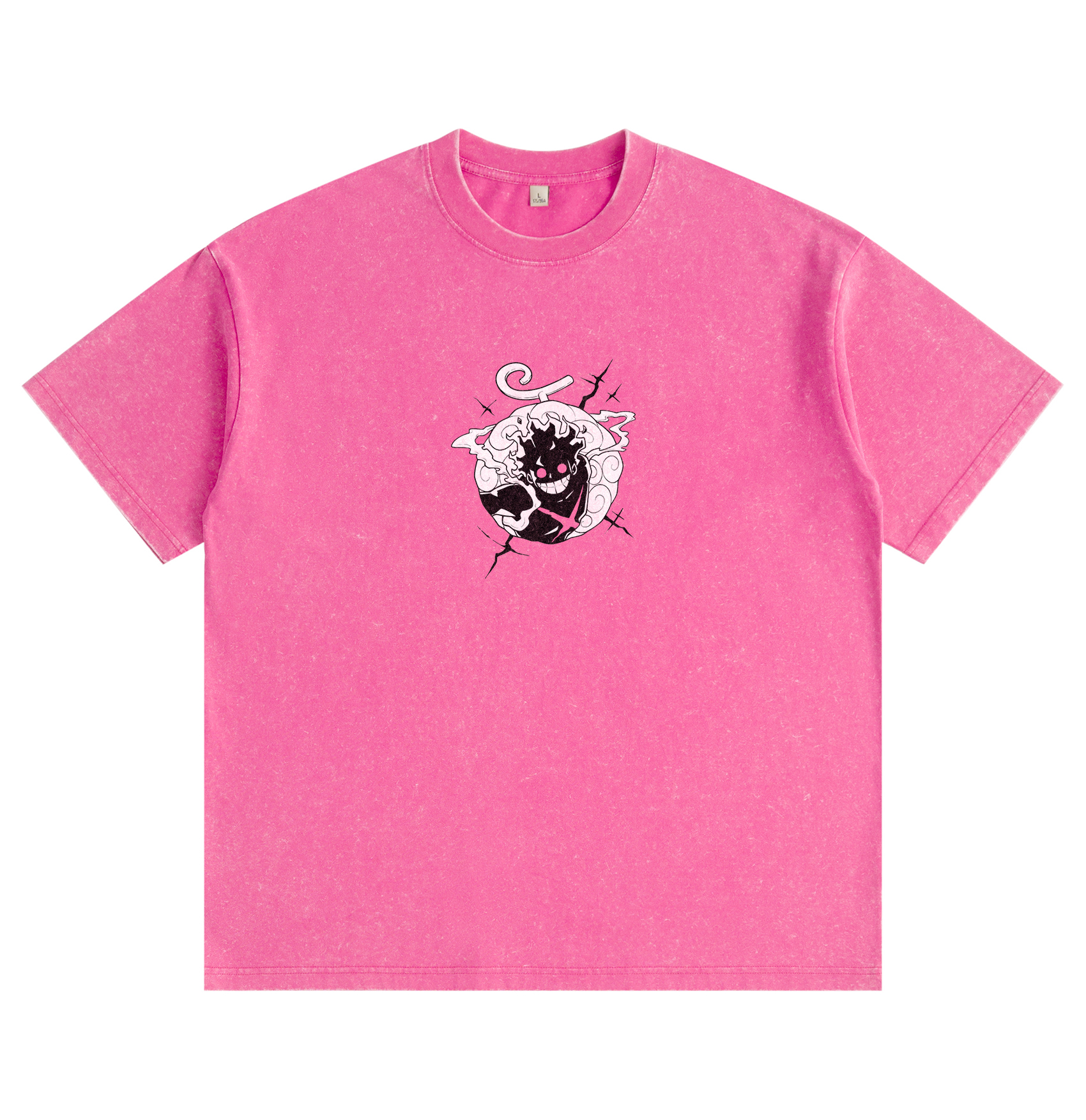 One Piece Luffy Gear 5 Distressed Washed T-Shirt