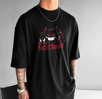 Pokémon Unisex Anime Gengar T-shirt