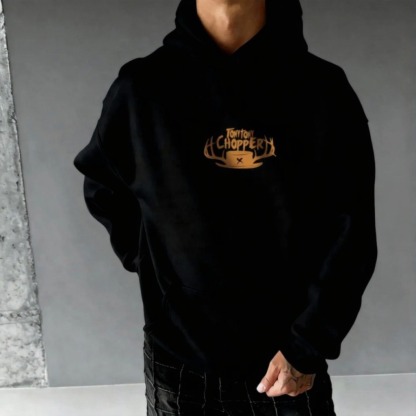 Unisex Anime Graphic Streetwear Vintage Hoodie