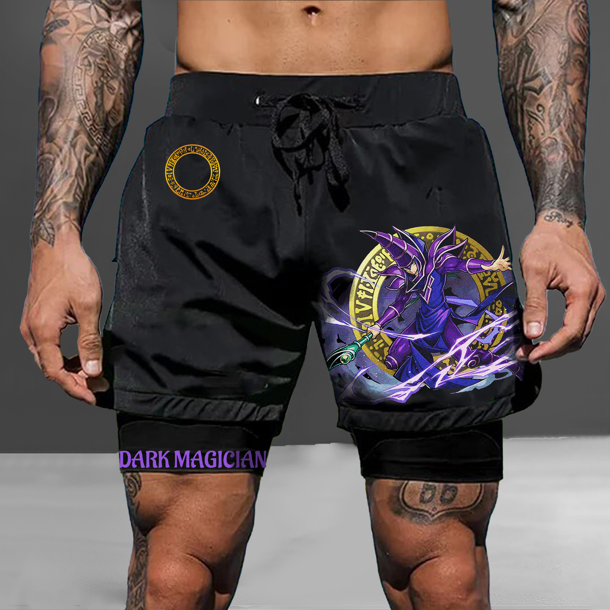 Unisex Anime Style Retro Shorts-AnimeClothe