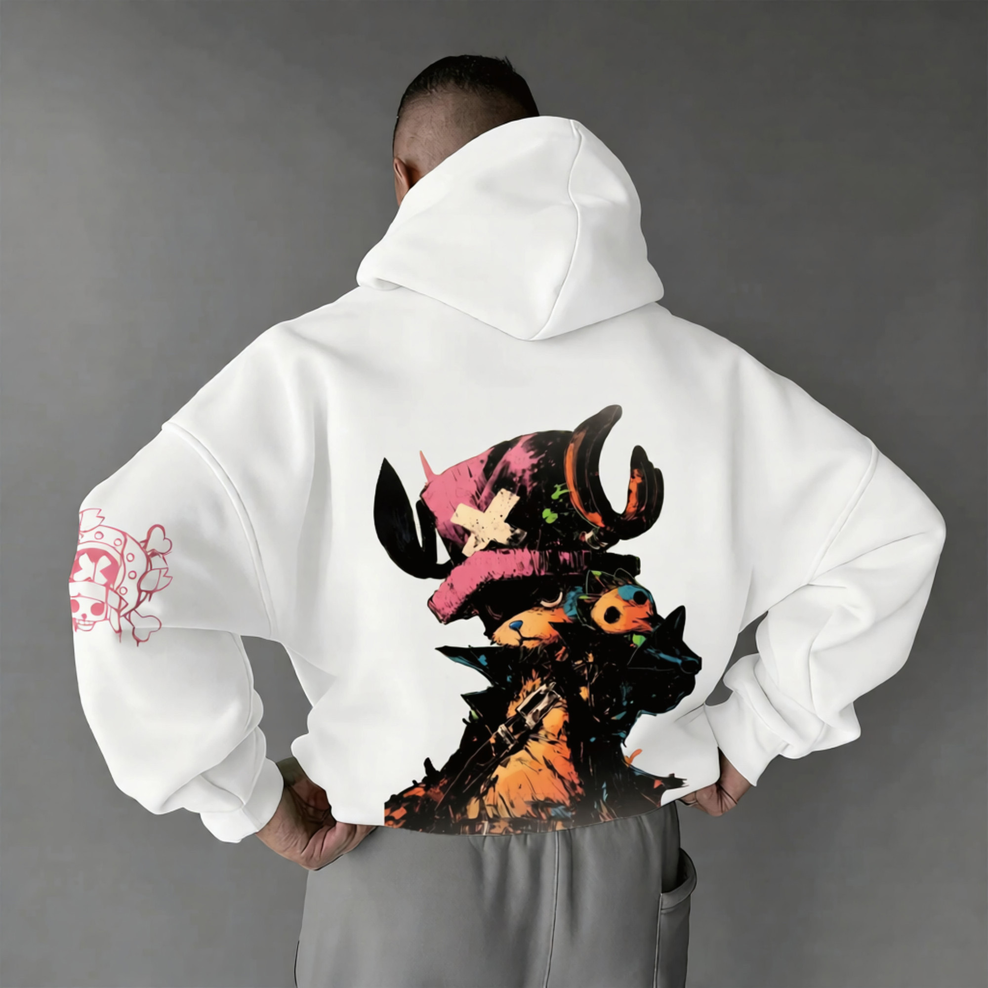 Unisex Anime Graphic Streetwear Vintage Hoodie