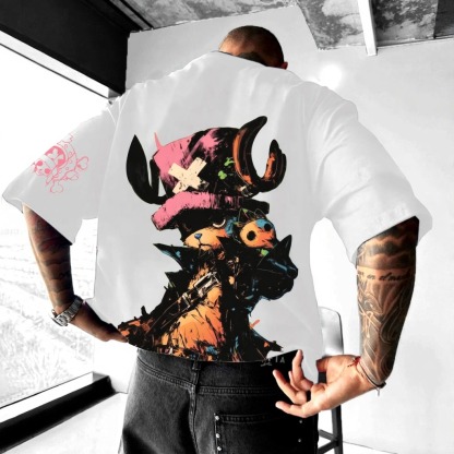 Unisex Anime Inspired Vintage T-Shirt