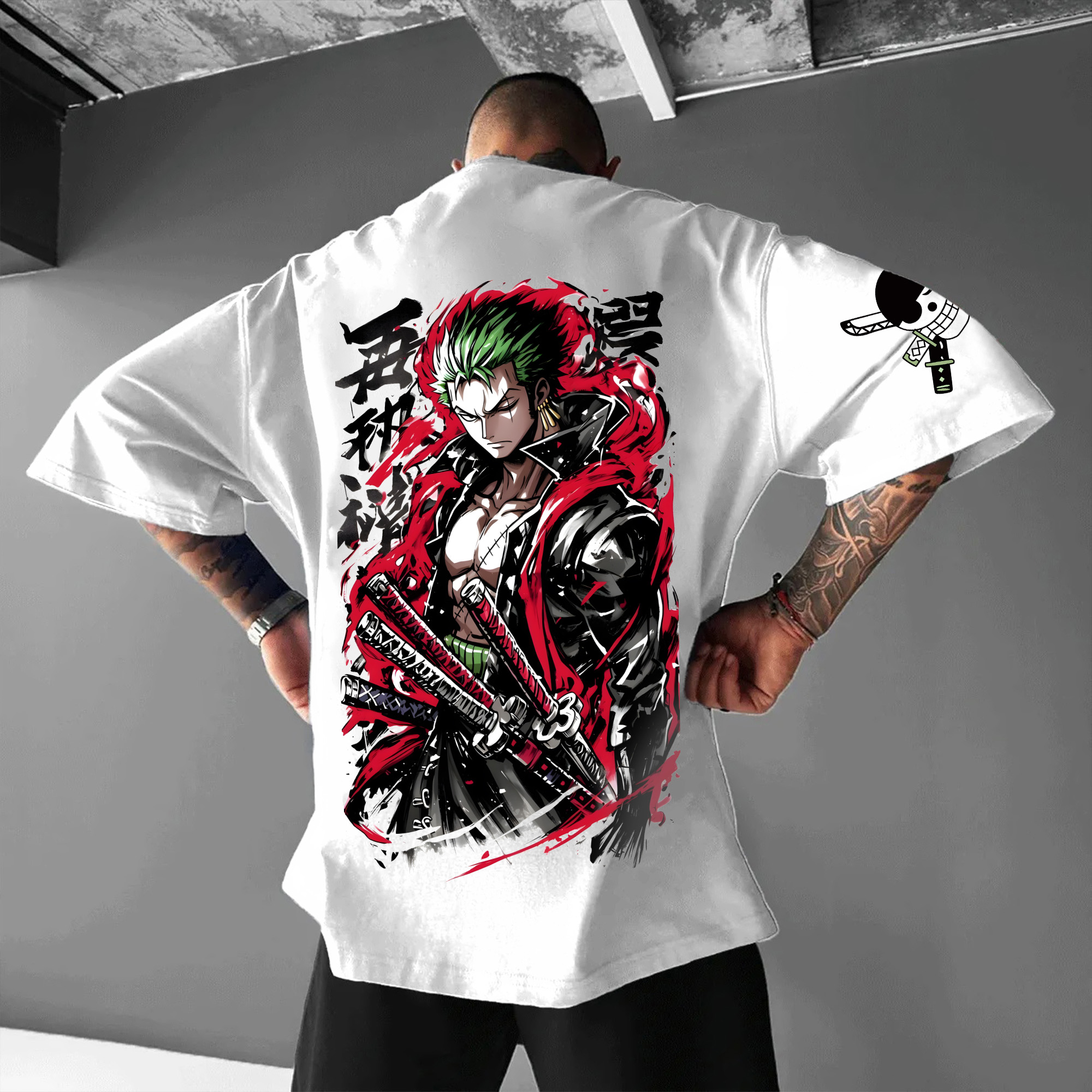 Unisex Anime Inspired Vintage T-Shirt丨