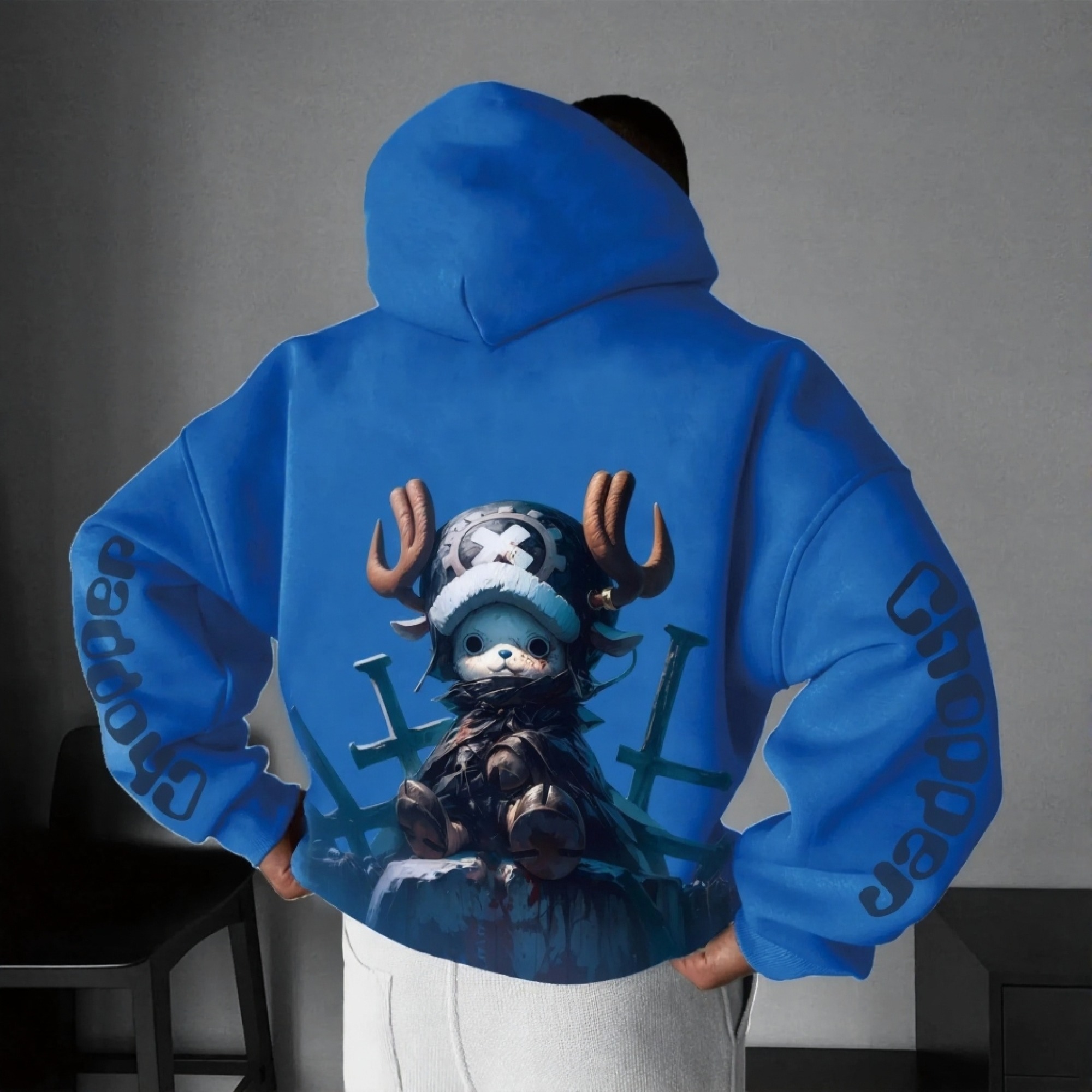 Unisex Anime Graphic Streetwear Vintage Hoodie