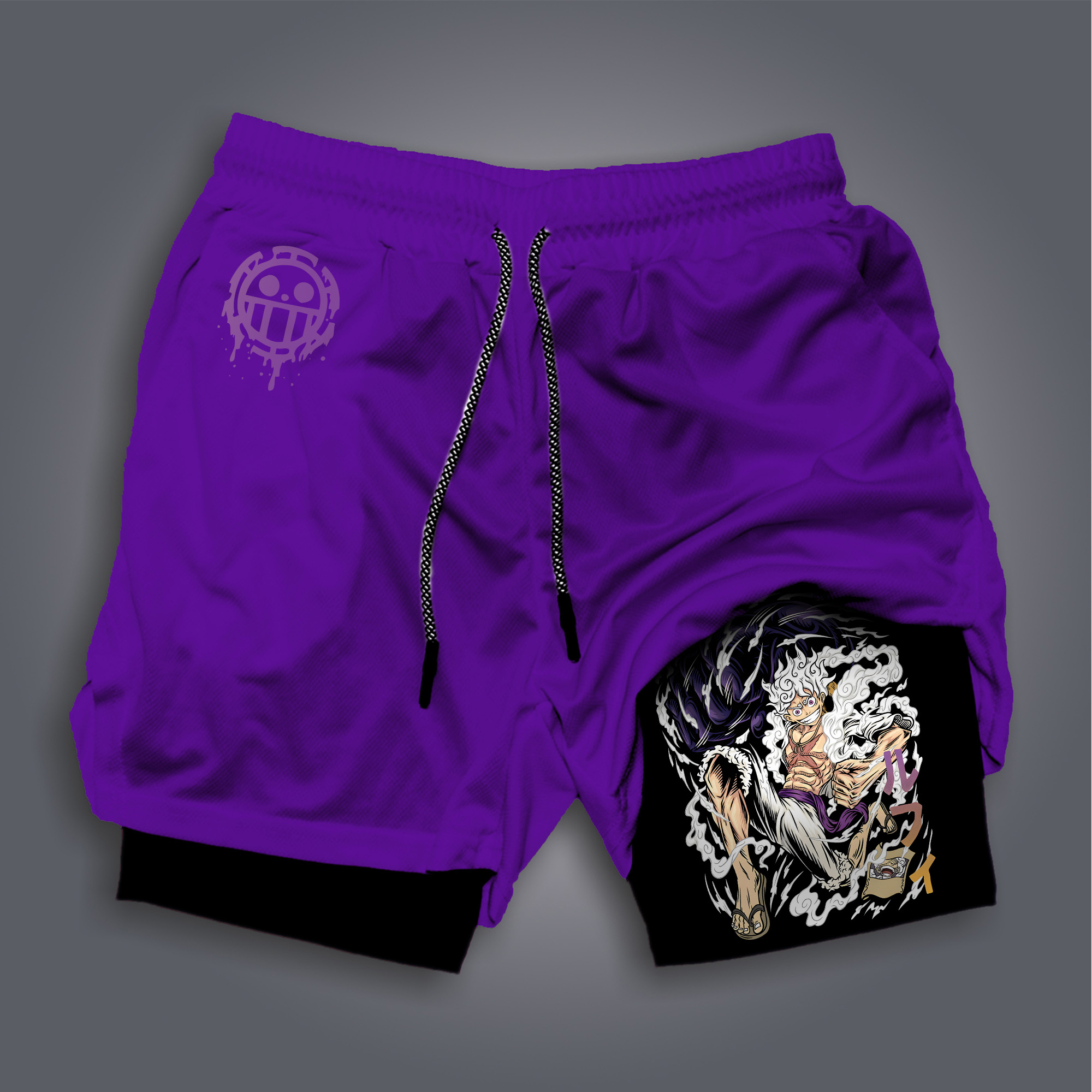 Unisex  Casual Anime Streetwear Shorts