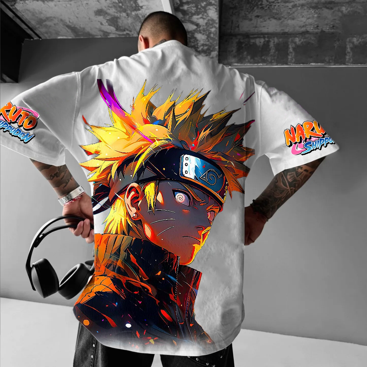 Unisex Anime “Naruto” Inspired Vintage T-Shirt