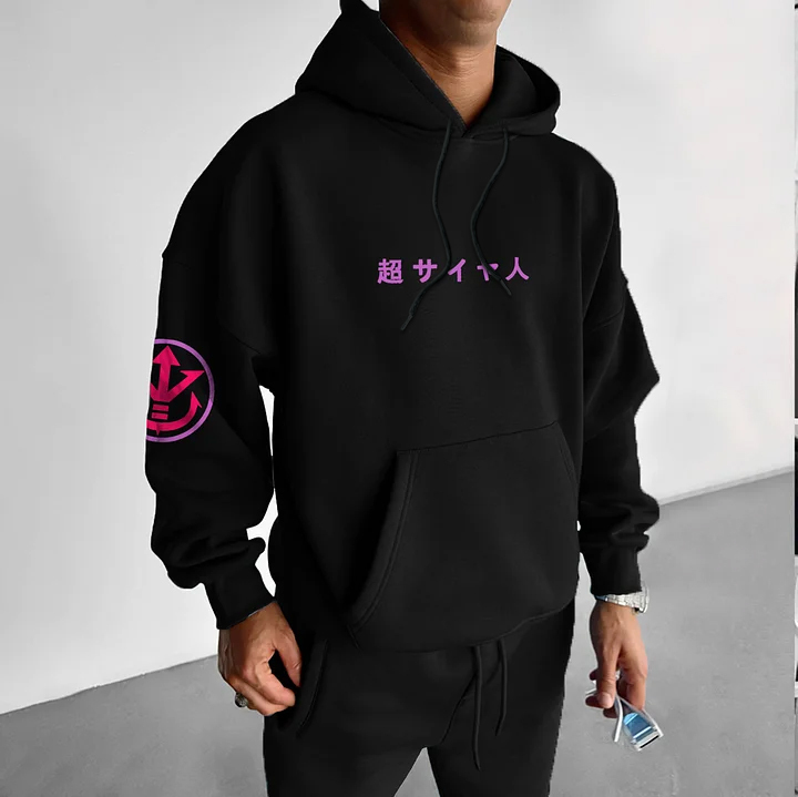 Unisex Anime Graphic Streetwear Vintage Hoodie